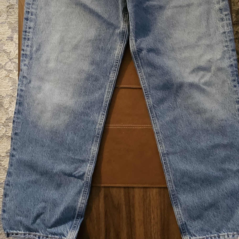 Agolde Womens's Light Blue Straight Jeans
